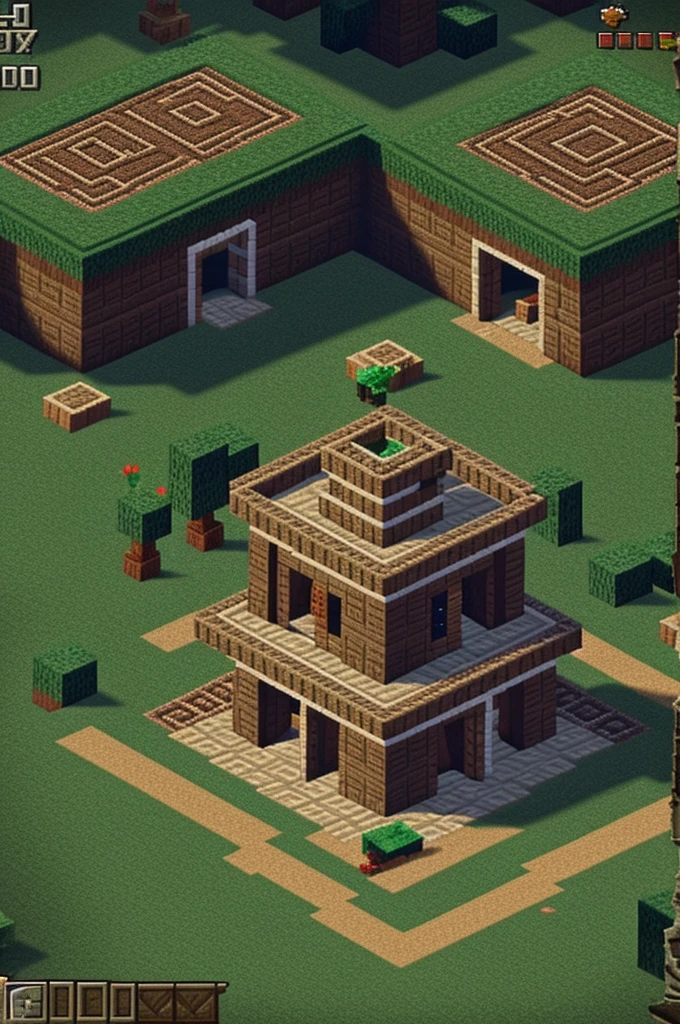 Create a Mexican agolote, pixelated like minecraft
