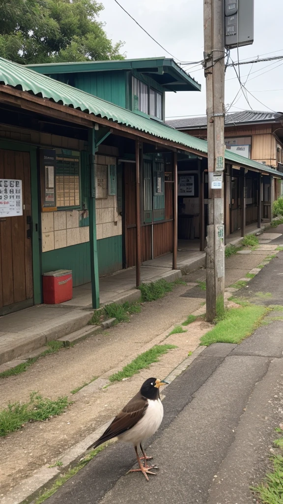 Highest quality、Rural Station、Streetscape、Bird&#39;s-eye view、Highest quality、4K、Real