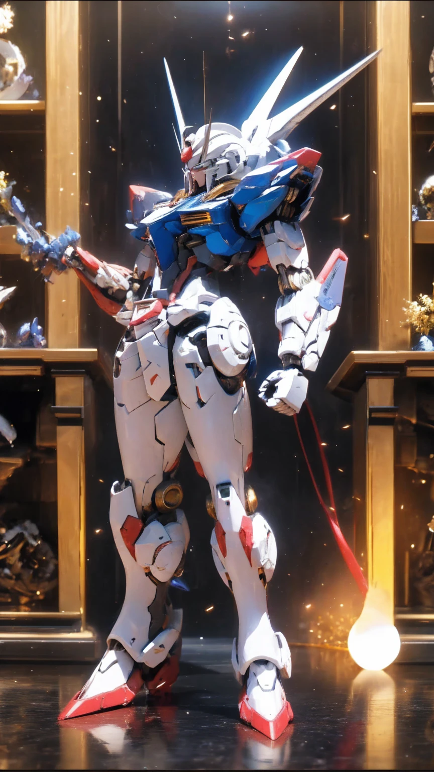 Real、high resolution、8K,Strike Freedom、universe space、Body facing forward、Standing Upright、