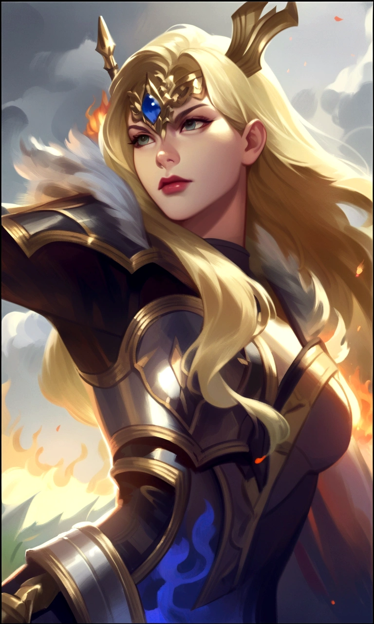 character, high resolution, digital art by loish + rossdraws + artgem + sandara, brush strokes, painterly, impressionist style, dorse, face, artistic, man, fire, rose