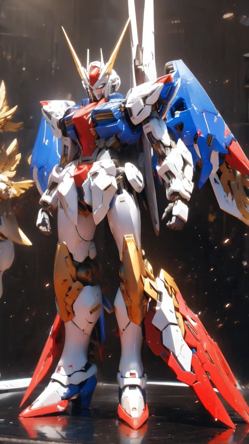 Real、high resolution、8K,Strike Freedom、universe space、Body facing forward、Standing Upright、