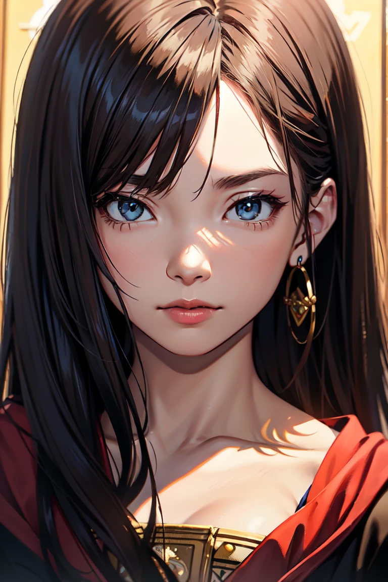 (Best Quality, 8k, Oil painting, Mastepiece:1.2), Super detailed, (Realism, It&#39;s photorealistic:1.37), (((Bust Shot))),((Cat ears)), ((Sleeveless)),((Wine Red Baseball Cap)),((Wine Red Baseball Uniform))、((Red jacket))、((At the baseball stadium)), Blonde Hair, 短めponytail, (Blonde Hair, short,ponytail), Pale blue eyes,Closed Mouth、Hoop Earrings, Jewelry,