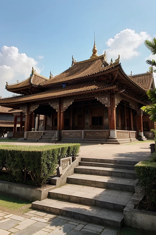 Imdonesian kingdom palace