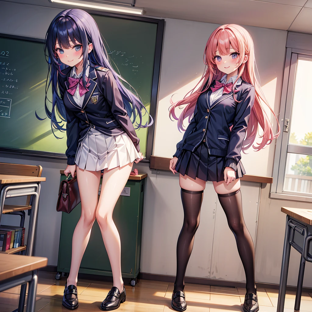 middle School girls,smile,Beautiful girls,Latest Fashion,model,Gravure idol,The best quality to get you horny,classroom,Perfect Girl,Multi-colored hair,Standing posture,Super cute girl,uniform,blazer,cardigan,Long Hair、未来のuniform,She has her bangs down,Ultra HD,Young girl,Sex,Naughty Girls,Blowjob,Full body image,Disorganized,Beautiful girls,