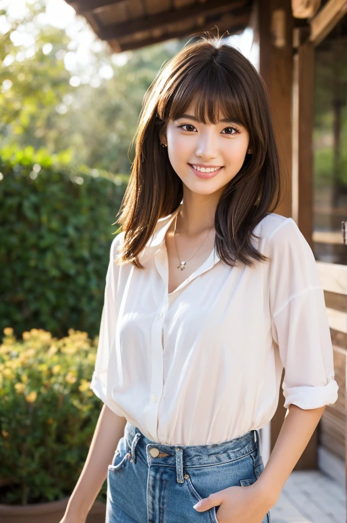 best quality, face focus, soft light, ultra high res, (photorealistic:1.4), RAW photo,
1japanese girl, solo, cute, (shy smile:0.5), (brown eyes, lights in the eyes), detailed beautiful face, (small chest),(high resolution detail of human skin texture),
(long hair), sow off nipples under white shirt
sit couch,
school uniform, vest, skirt