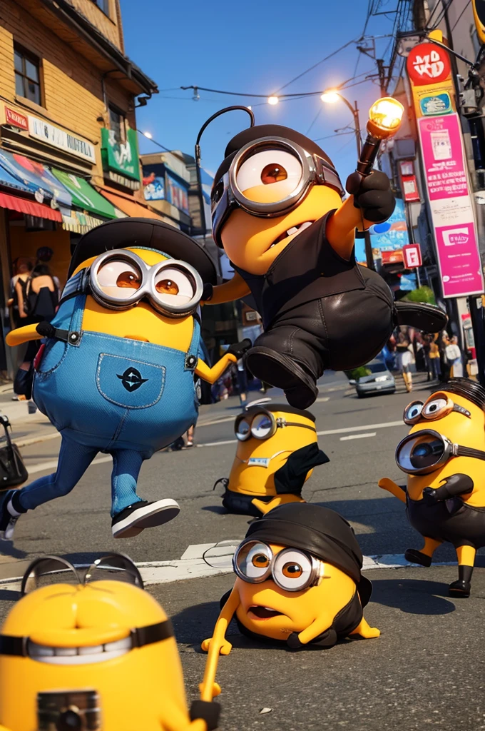minion from Despicable Me holding a pipe bomb