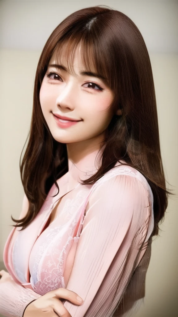 1boy, 1girl, abs, (??? grab), ((lace bra)), blush, ???????, ??????????,  hetero, , table, ???, indoors, lens flare, windows, smile, hanging motion lines,curvy,????,hanging ???????