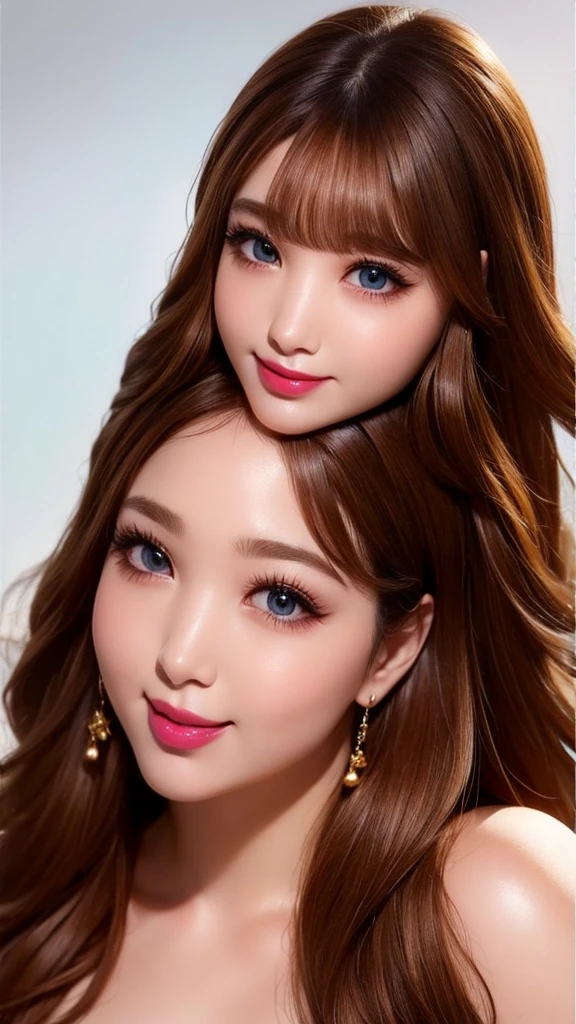 Beauty, Mystical Eyes、Big 、Super sexy、Pale skin、Shiny Hair、Super long hair、Loose and fluffy perm、Close to blonde、Are fat、fat、smile、Heavy makeup、Pink lipstick、Thick lipoisturized lips、Plump、Voluptuous、Indian、spring、Blue sky、White cloud、looking at the camera、Has bangs、Bangs fall on the forehead、Heavy makeup、Heavy makeup、The face is dark、Exotic Face
