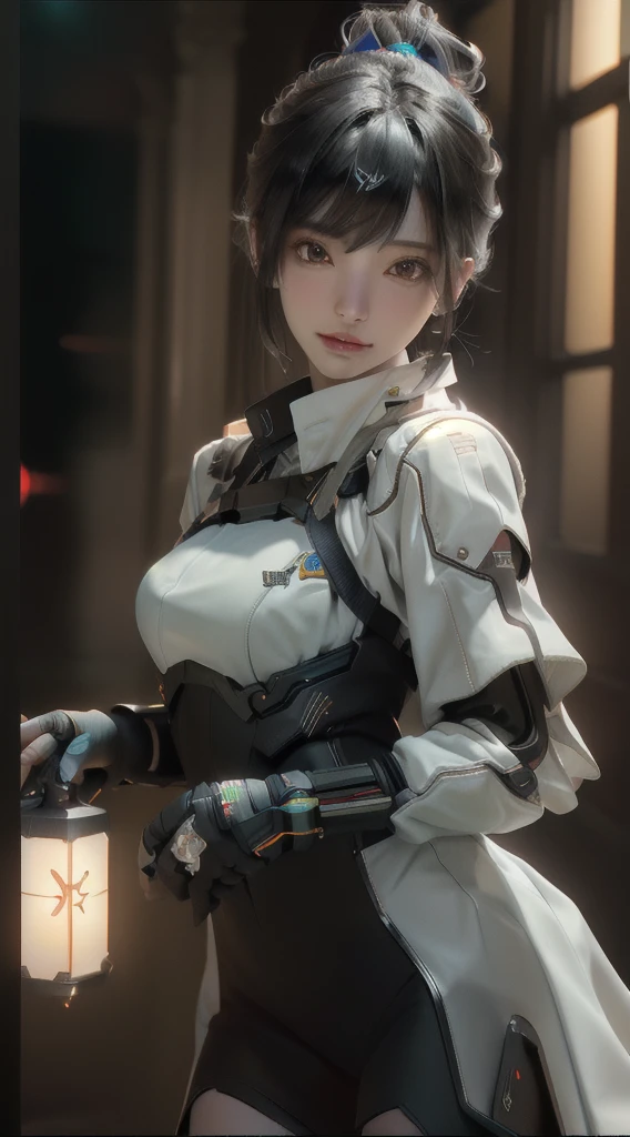((Best quality)), ((masterpiece)), (detailed:1.4), 3D, an image of a beautiful cyberpunk female,HDR (High Dynamic Range),Ray Tracing,NVIDIA RTX,Super-Resolution,Unreal 5,Subsurface scattering,PBR Texturing,Post-processing,Anisotropic Filtering,Depth-of-field,Maximum clarity and sharpness,Multi-layered textures,Albedo and Specular maps,Surface shading,Accurate simulation of light-material interaction,Perfect proportions,Octane Render,Two-tone lighting,Wide aperture,Low ISO,White balance,Rule of thirds,8K RAW,
