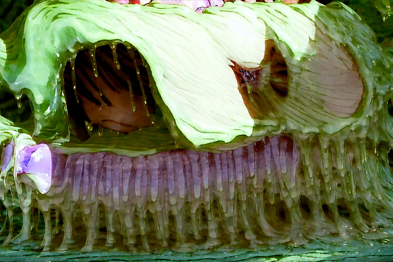 princess, slime, rape, vagina, opening mouse, scared