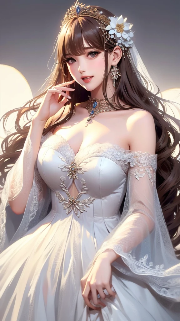 Gal、Highest quality,8K,High resolution、Mystical Eyes、Are fat、fat、Fair skin、Very sexy、goddess、Large Breasts、Blur the background、smile、laughing、Provocative face、alone、Shiny Hair、Super long hair、Loose and fluffy perm、Blonde、I have a protruding belly、Plump、Voluptuous、Indian、Pompadour、Has bangs、Bangs fall on the forehead、White off-the-shoulder knit、White off-the-shoulder sweater、Licking a dick、Giving a blowjob、Licking the penis、Dark brown nipples、Plump areola、Heavy makeup、Heavy makeup、Go for it!
