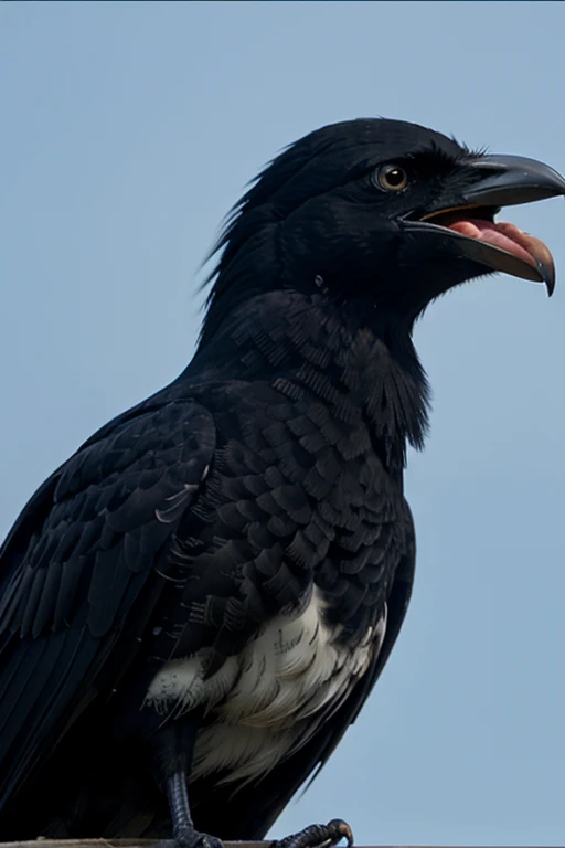 black crow singing