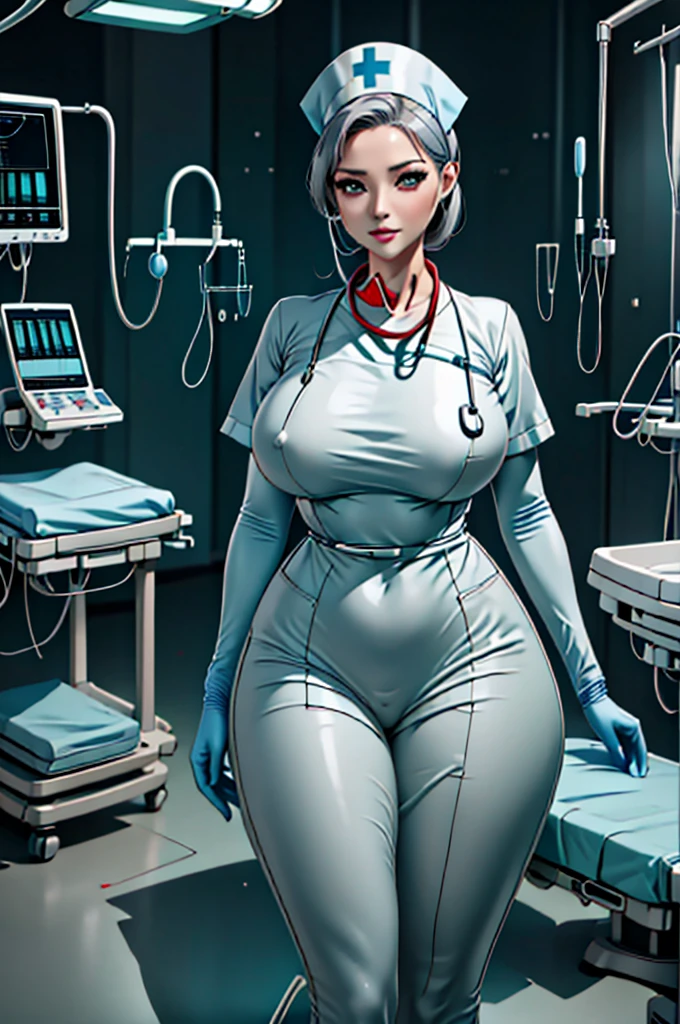 nurse uniform,hospital, latex nurse suit,nurses,busty,elbow gloves,labcoat,grey hair woman,red eyes , gigantic ,medical instruments,asian nurse,two nurses,speculum,examination room,oversize ,big ass ,strap on, lay on table ,legs spreaded,giving birth,gyno chair , dentist,Milf,latex,red uniform,oversize breasts