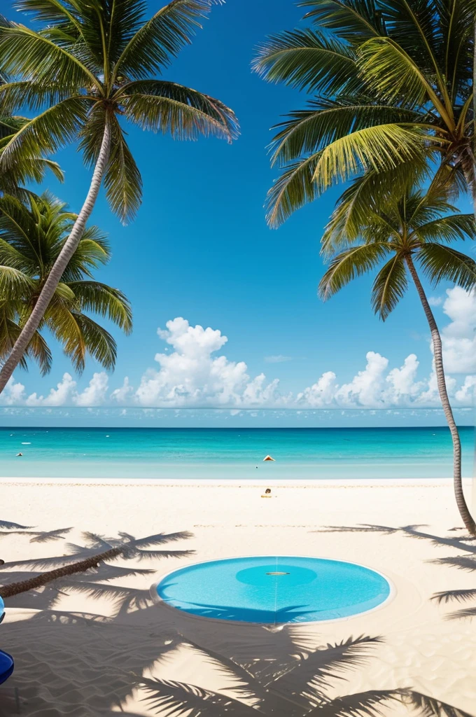 Generate the logo design that must have this sentences "Daydream Beach Club". The logo should encapsulate the essence of our club; positivity, sunshine, relaxation, and a tropical escape. It should be fun, vibrant, and visually appealing, and it should make people dream of a perfect day at the beach.