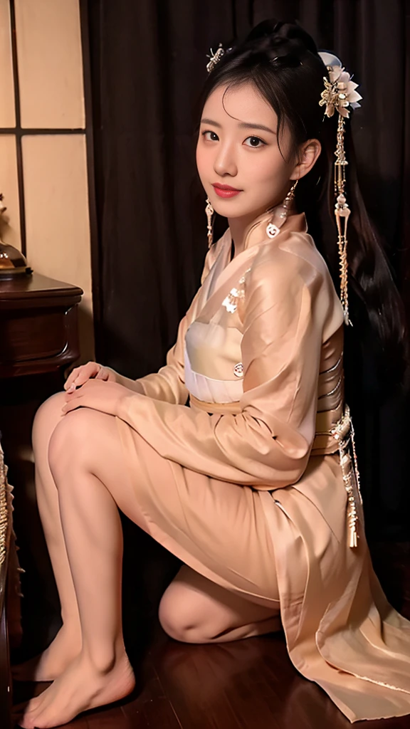 (photorealistic:1.4), RAW photo, Thai girl, Thai lady of the Count, with a beautiful face like a Thai girl, 14 years old, random-haired, with small chest fucked by King. Riding position, legs wide open, straddling a man's cock. with the man lying below the woman, Very good pubic hair.., spreading your legs, see vagina Details, Sweating, soaking wet, The whole body drips, climaxing, full body, Horny mood, Sweating, soaking wet, climaxing, fluid pudendum, reach the climax (vaginal:1.25), soaking wet, The whole body drips, climaxing, sperm drips. Horny mood. finished, Pis Creampie, jewel, gem, precious stone, Chinese ancient, Chinese costume. China ancient palace, female attendants in royal palace, lady of the harem, Count Unit