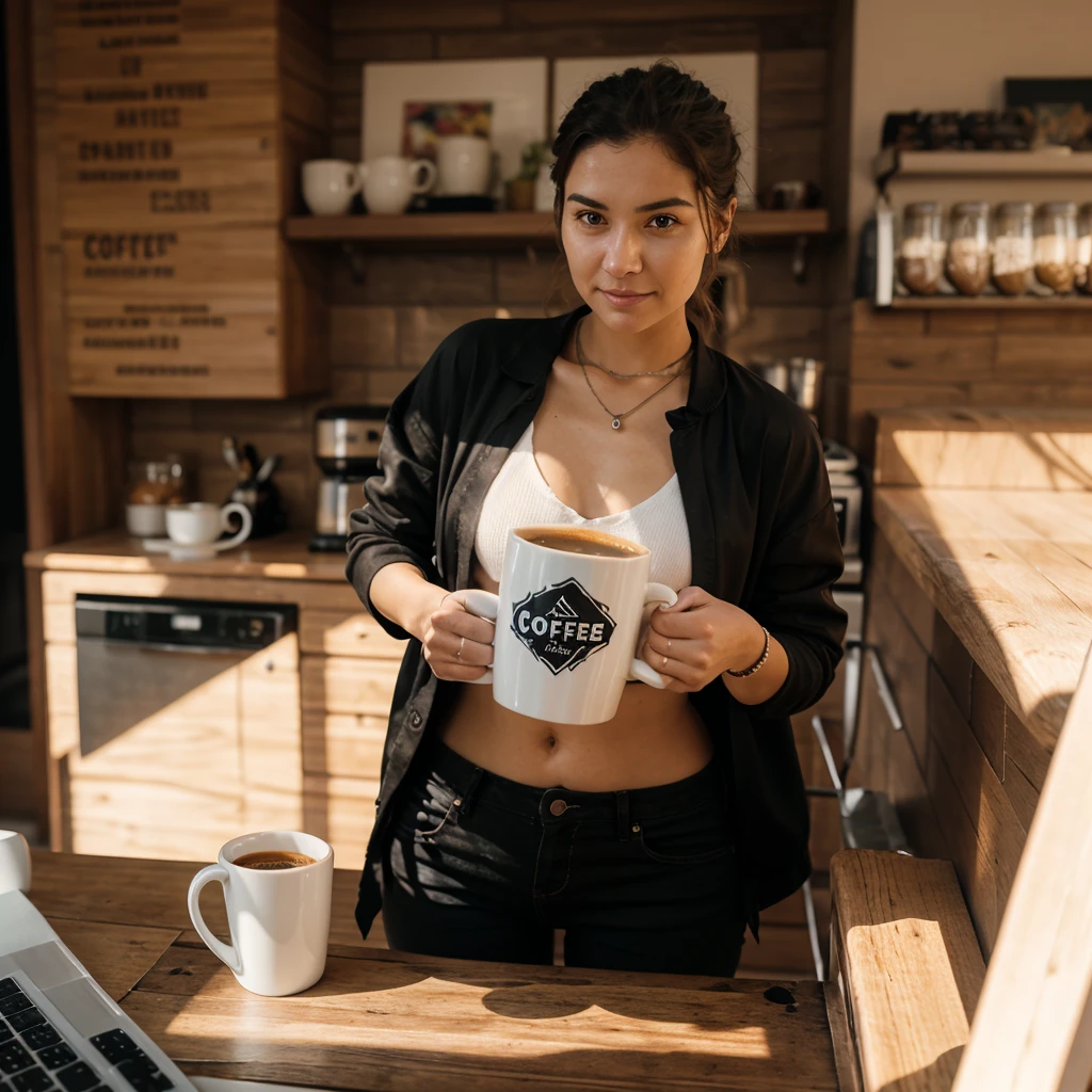coffee cup surfing on blockchain