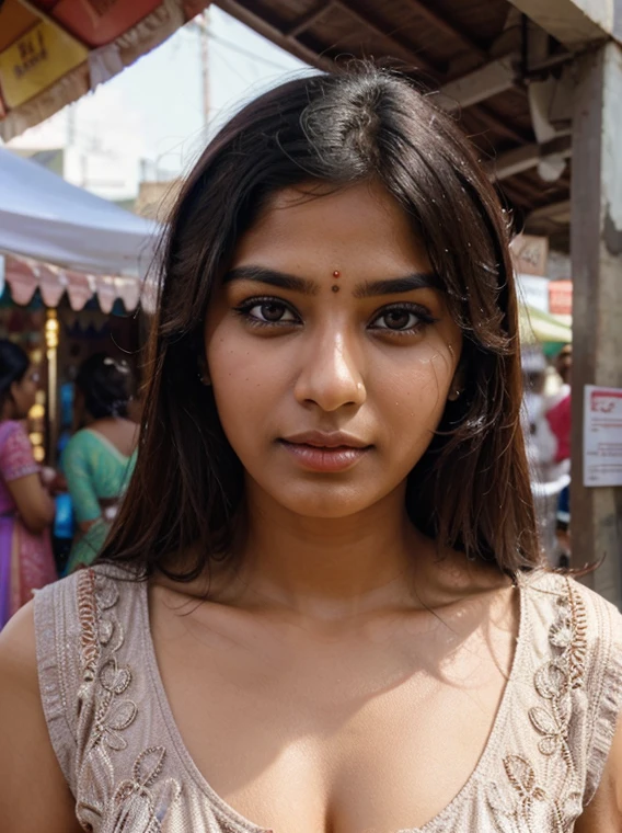 Indian random fair Woman, perfect face, eyes, lips, symmetric face