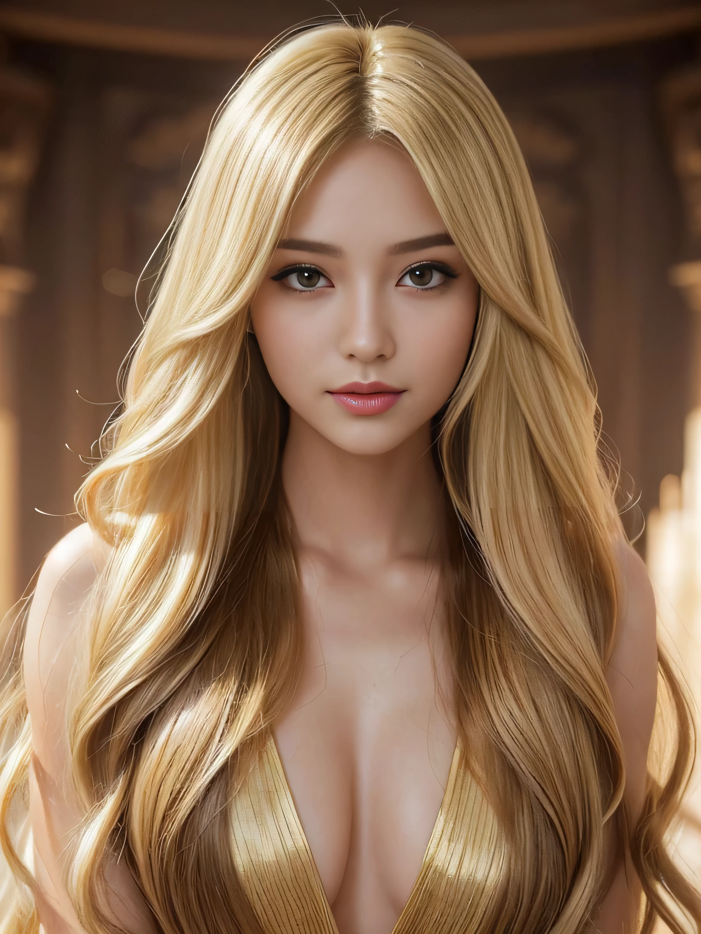 ((Full Shot:1.3)) (big 1.4) Beautiful Fantasy Girl ((She is a healer in a fantasy world standing and casting a healing spell!!!!!)) ((This is a fantasy world cave!!!)) (She is 24 years old、France's Most Beautiful Fantasy Girl Heroine) (She is equipped as a fantasy healer.) ((Highest quality)), ((masterpiece)), (Get used to it), Perfect Face (1 Girl) ((Her hair is blonde:1.5)) ((Her hair is very wavy!!!)) ((Beautiful Fantasy Girl with Long Light Blonde Hair Very long hair down to the ankles!!!!! Highest quality The finest details long hair to the ankles!!!!!、Very long hair!!!!! It lasts forever:1.3 Flowing Hair!!!!! Very shiny そして thick hair Abnormally long hair that lasts forever!!!!! Flowing hair on both ends!!!!! long hair to the ankles!!!!! long hair to the ankles!!!!! Thick and shiny hair Very free hair Abnormally long hair!!!!! Beautiful silky hair Beautiful and shiny hair Beautiful and shiny hair Beautiful silky hair long hair to the ankles!!!!! Very very, Very long hair!!!!! Very very, Very long hair!!!!!)) (Highest quality The best ultra-fine Very long hair that reaches down to her ankles!!!!!、Very long hair It lasts forever Flowing Hair Very shiny そして thick hair Abnormally long hair that lasts forever!!!!! Flowing hair on both ends!!!!! long hair to the ankles!!!!! long hair to the ankles!!!!! Thick and shiny hair Very free hair Abnormally long hair!!!!! Beautiful silky hair Super long hair down to the ankles!!!!! Beautiful and shiny hair Beautiful and shiny hair Beautiful silky hair Ankle-length hair Very veryVery long hair!!!!! Very veryVery long hair!!!!!)) (Her bangs are completely cut and parted in the center) (She's sexy, Professional Makeup Lipstick is bright red!!! The eyeliner is a beautiful black) Anatomically correct、Beautiful white human skin and、Detailed illustration of hands and fingers Beautiful Eyes Mouth Details the corners of the mouth rise slightly (Thin lips) good, Anatomically correct hand Anatomically correct five fingers Beautiful French girl face, French facial features Cool look (The eyebrows are dark brown in color) (She has the typical フランス語 complexion and build.)