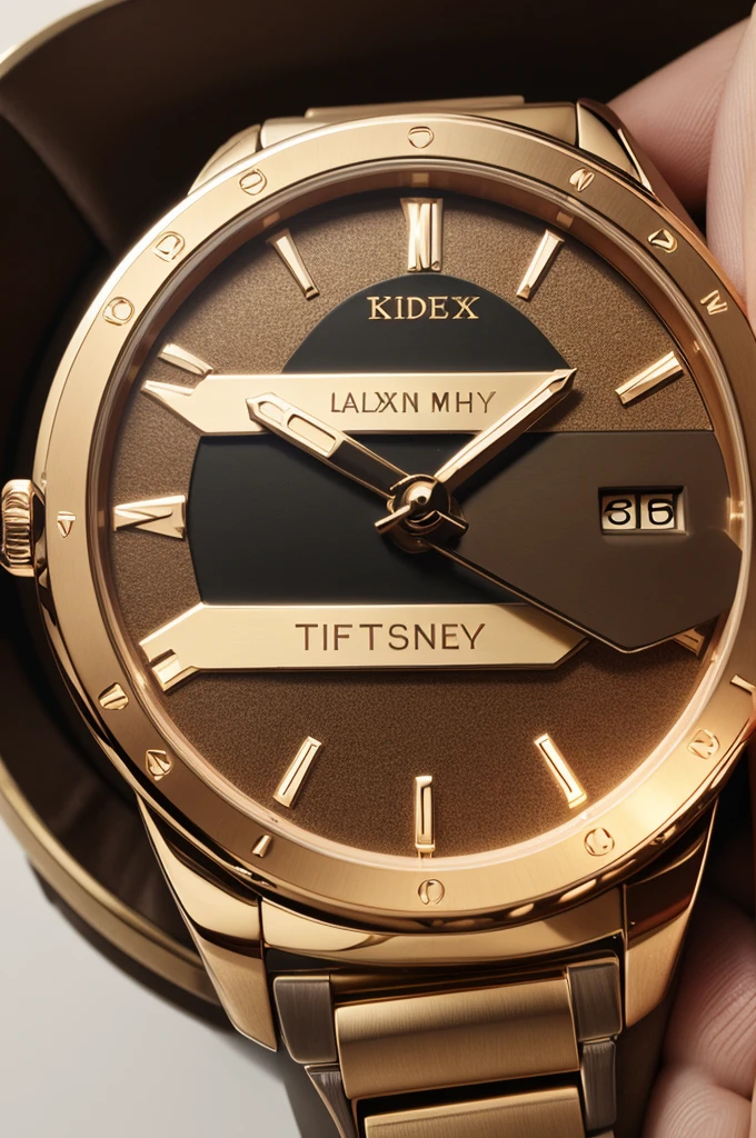 Create a luxury 3d watch logo