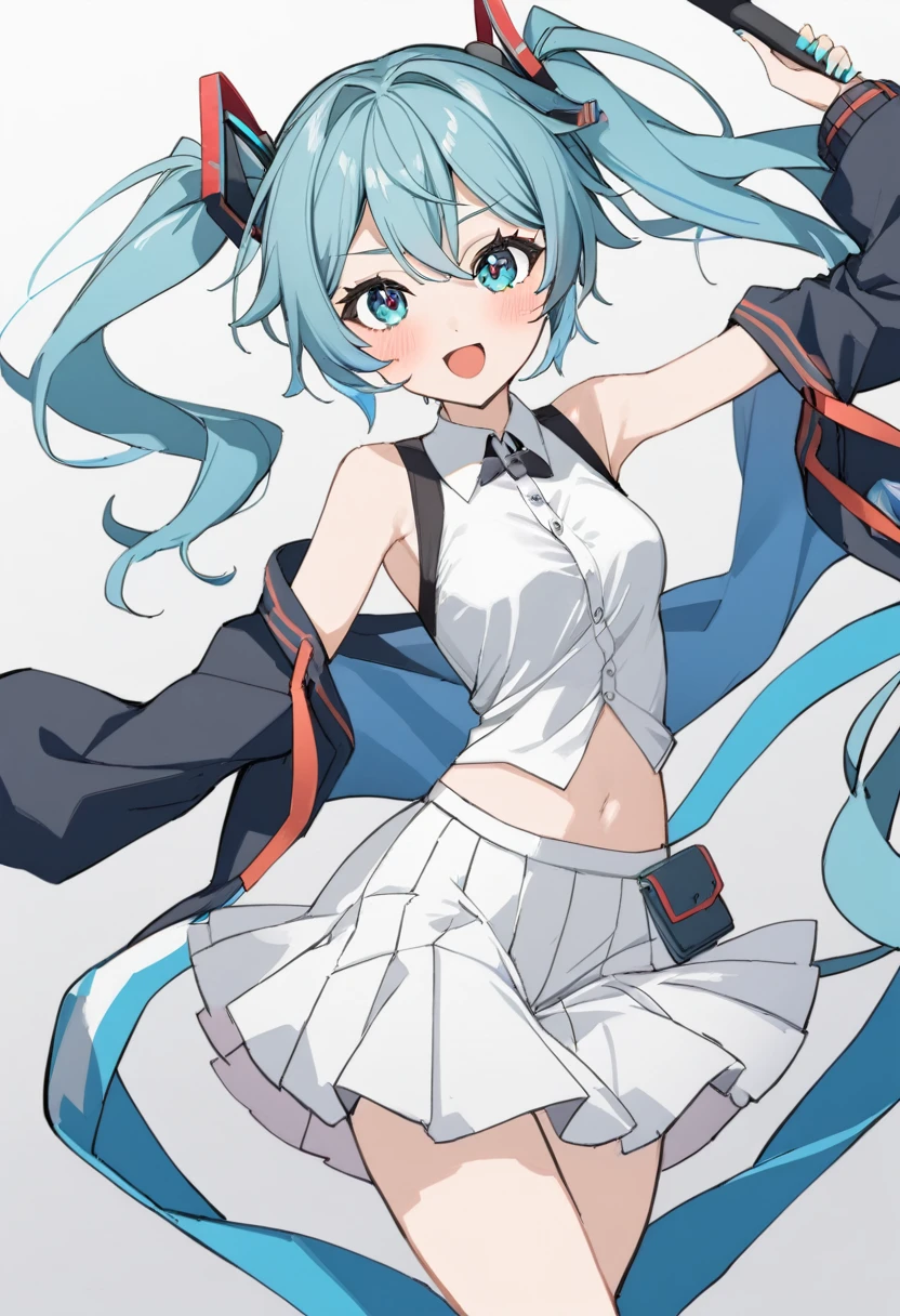 1girl, Miku