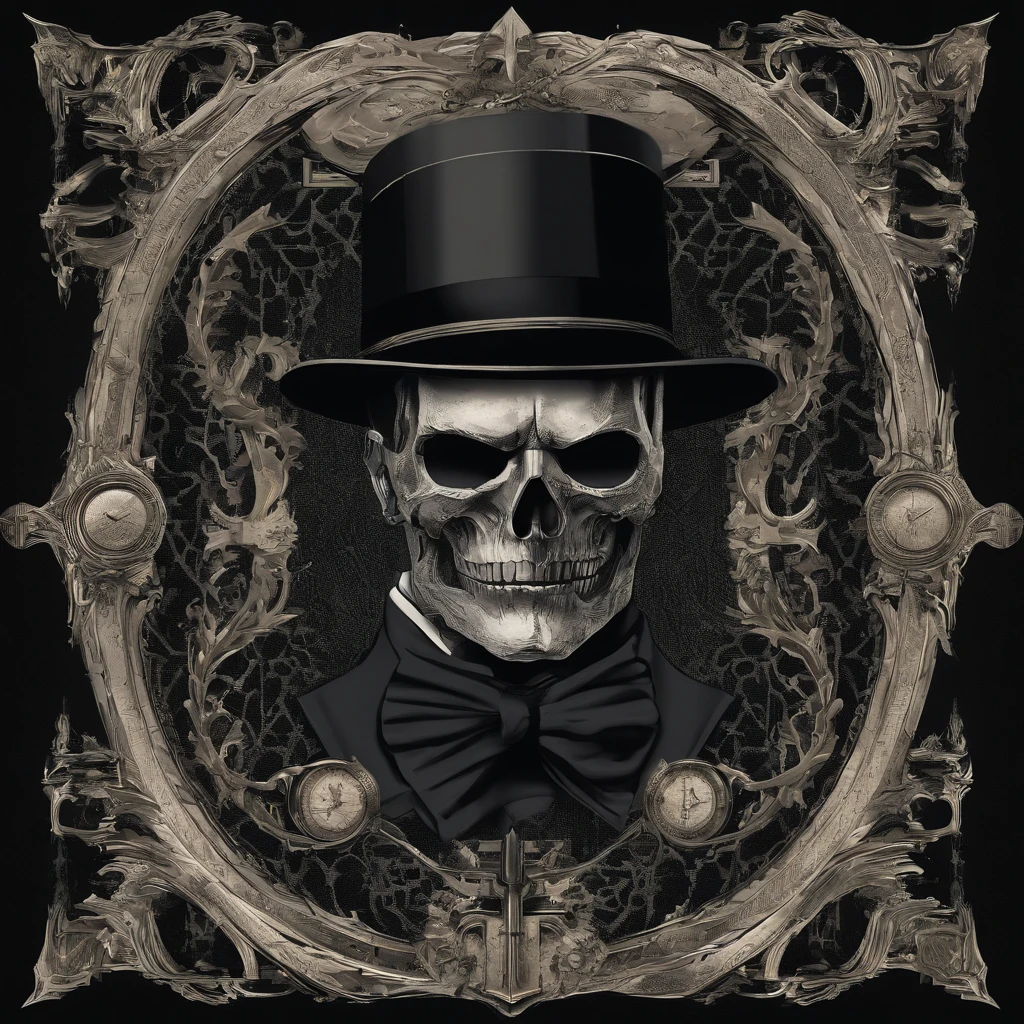 a highly detailed vector logo with the text "KINGSMAN", spy theme, monocle, magnifying glass, top hat, tuxedo, pocket watch, hidden blade, secret agent, minimalist, professional, elegant, cinematic, dramatic lighting, dark colors, (best quality,8k,highres,masterpiece:1.2),ultra-detailed,(realistic,photorealistic,photo-realistic:1.37)