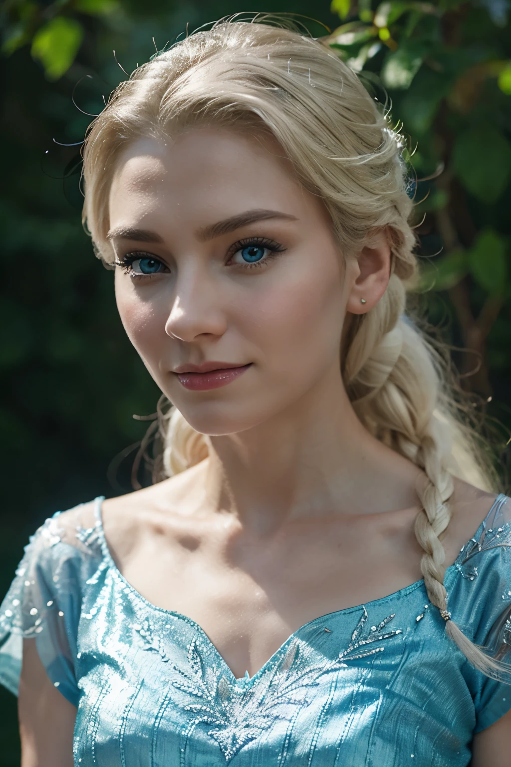 Elsa from frozen in real life