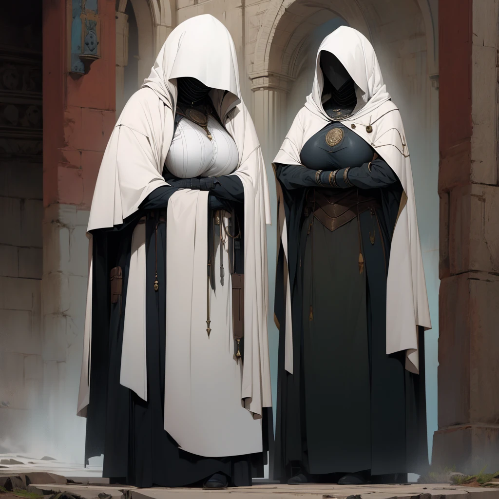 ((giganticbreasts)),pale skin,girl,clothed,wizard hooded cloak