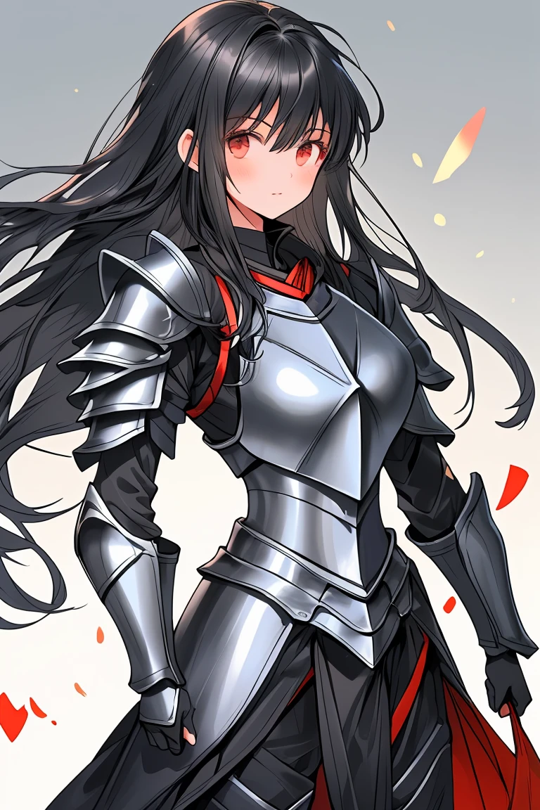 Female generals　Black Hair　armor