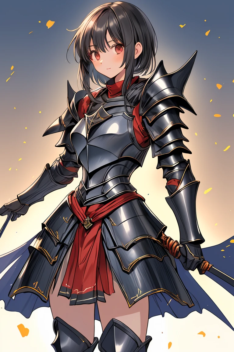 Female generals　Black Hair　armor