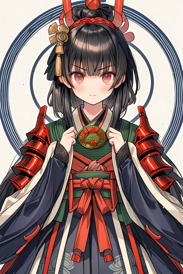 Sengoku period Female generals Japanese Armor Black Hair