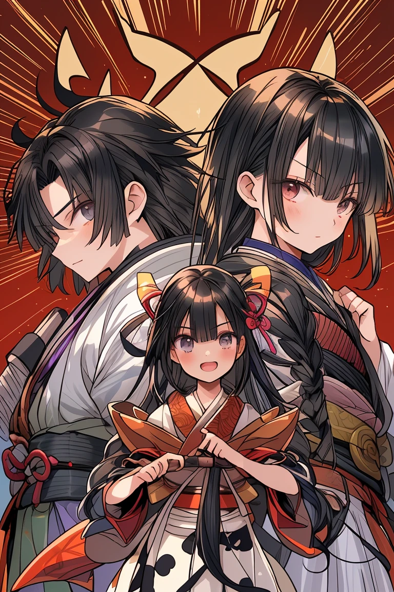 Sengoku Warlords Black Hair