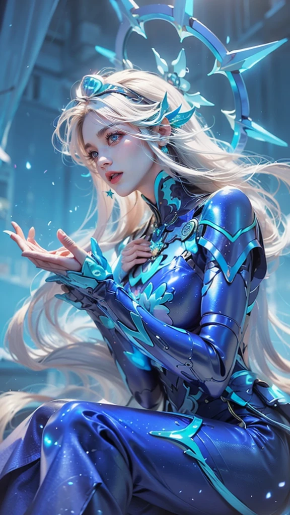 a close up of a girls  , white hair babe, big booobs ,  shadowbringers cinematic, 4 k detail fantasy, a beautiful fantasy empress, game cg, xianxia fantasy, xianxia hero, 2. 5 d cgi anime fantasy artwork, cinematic goddess close shot, ruan jia and artgerm, wow 4 k detail fantasy, hyperdetailed fantasy character