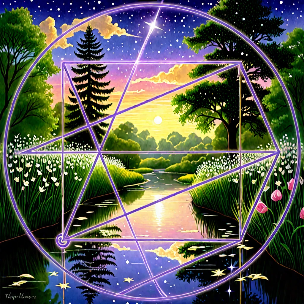 In a labyrinth of mirrored shadows, where dreams whisper of spring winds, swan feathers float amidst crystalline eyes. Stars dance on wave crests, and comet dust caresses the dawn, shedding the weight of night’s silence. A path winds through clouds, with time flowing like a pure stream, as light silk wings rise, leaving behind the sorrow of dark days. A ribbon trail between sounds weaves a body from bright dreams, erasing edges in sandy land, while the world fills with song and chime. In boundless gardens where apple trees whisper, fears wash away like summer rain. Health and strength guard, as true paths are found. Weight retreats like night shadows, light pours into the heart, living stars gather in palms, parting forever with past burdens.