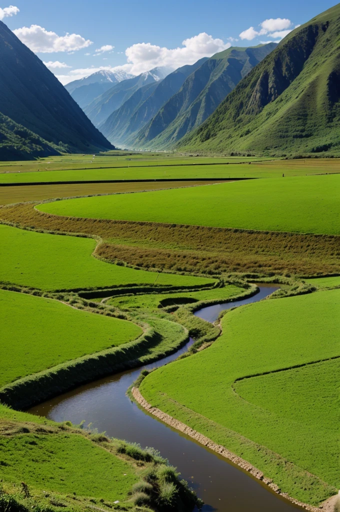 Landscape of valley