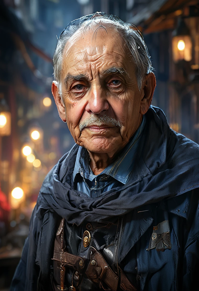 a elderly man, dramatic lighting, backlit, dramatic chiaroscuro lighting on face, piercing eyes, soft colors, photography, (best quality,4k,8k,highres,masterpiece:1.2),ultra-detailed,(realistic,photorealistic,photo-realistic:1.37),HDR,UHD,studio lighting,ultra-fine painting,sharp focus,physically-based rendering,extreme detail description,professional,vivid colors,bokeh