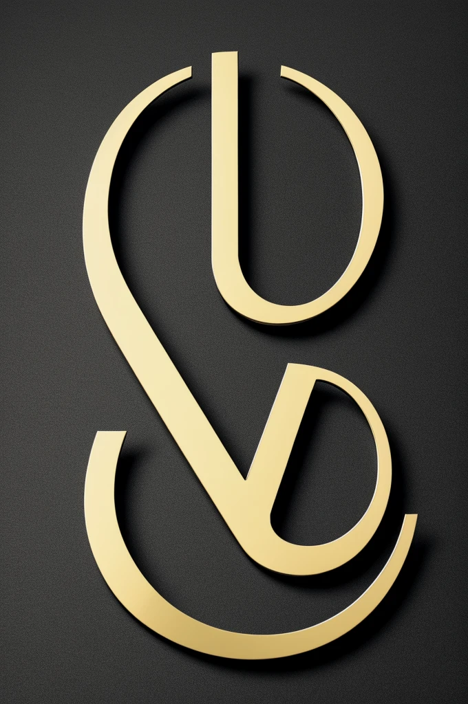 Generate a logo with the initials DE .