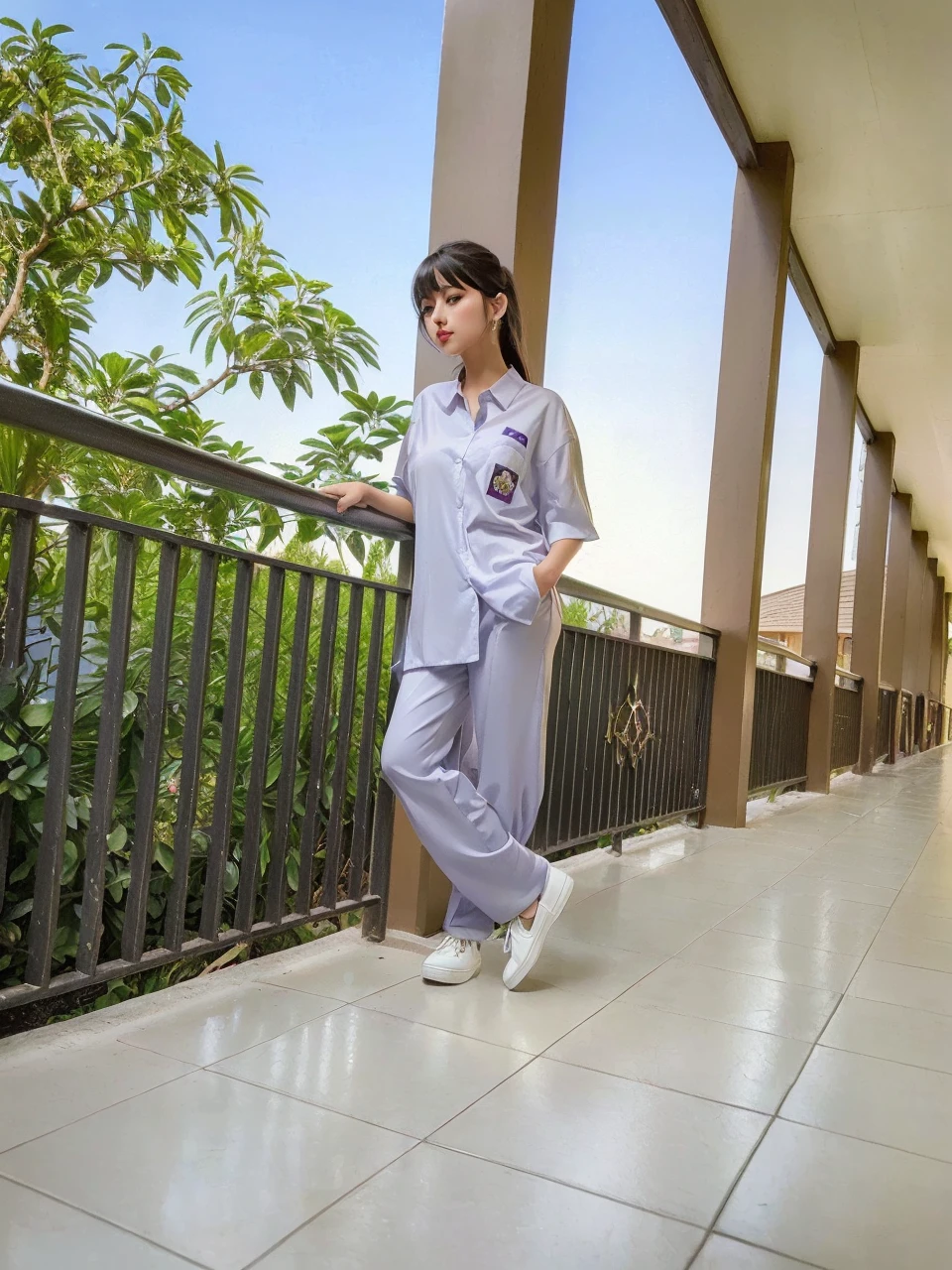 1girl,beautiful vintage color, instagram (photorealistic, high resolution:1.4), ((puffy eyes)), looking at viewer, , full body (8k, RAW photo, best quality, masterpiece:1.2), (realistic, photo-realistic:1.37),(sharp focus:1.2), professional lighting, photon mapping, radiosity, physically-based rendering, (pale skin:1.2),(small breasts:1.2), looking at viewer, (middle hair:1.5), portrait, purple eyes, (sliver hair:1.1),bangs, (simple background:1.4), solo, upper body, realistic,(masterpiece:1.4),(best quality:1.4),(shiny skin),fashi-girl,makeup,smile(skinny,closed mouth,shy :1.3) ,(standing,black Stewardess uniform,Necromancer:1.1),medium bust,sexy pose ,