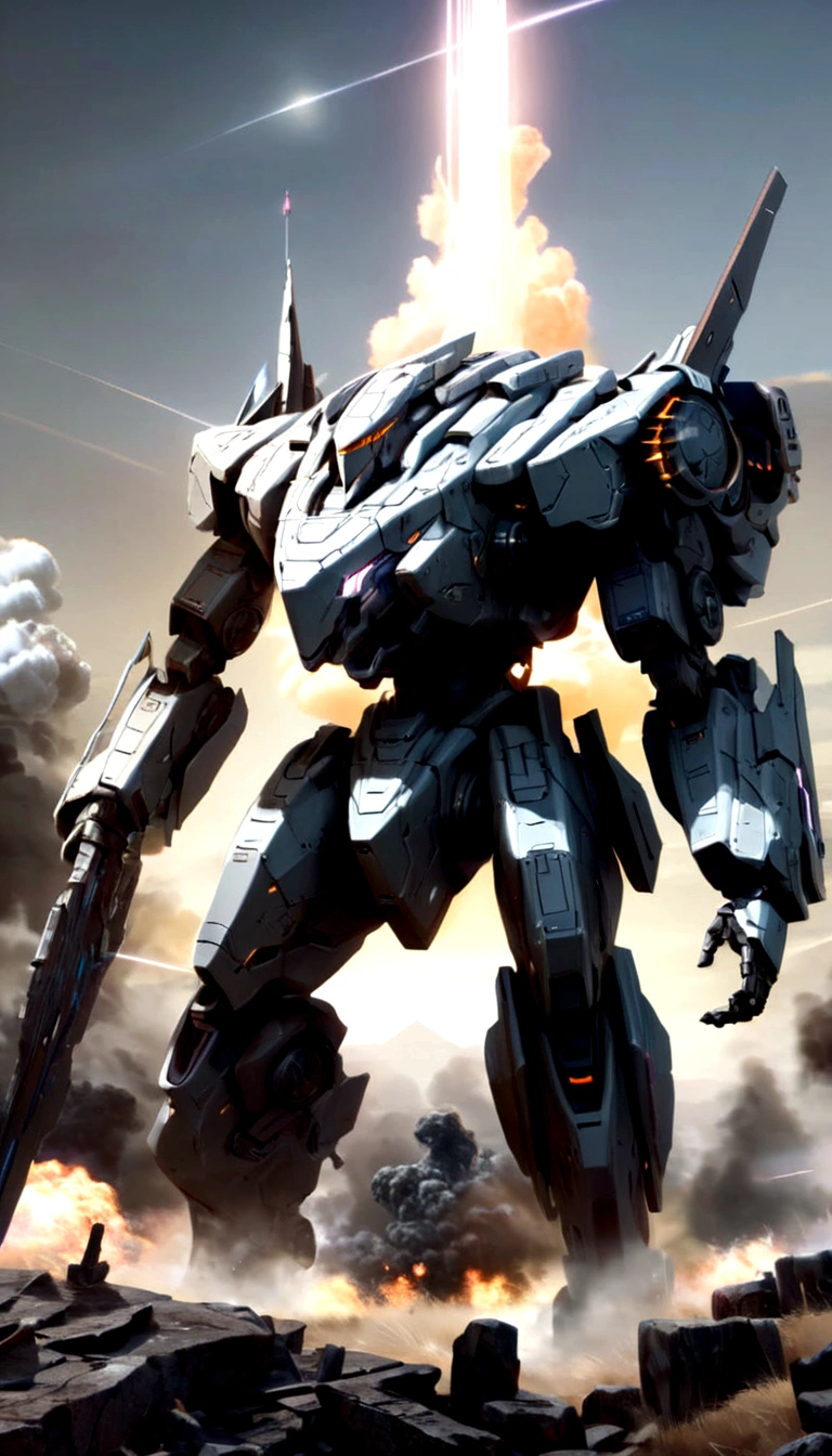Future battlefield ruins,MechWarGod,Tech Universe