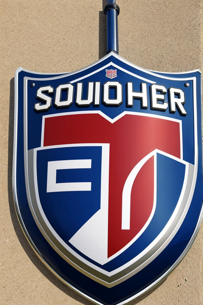 A soquer football team shield with the word TMX 