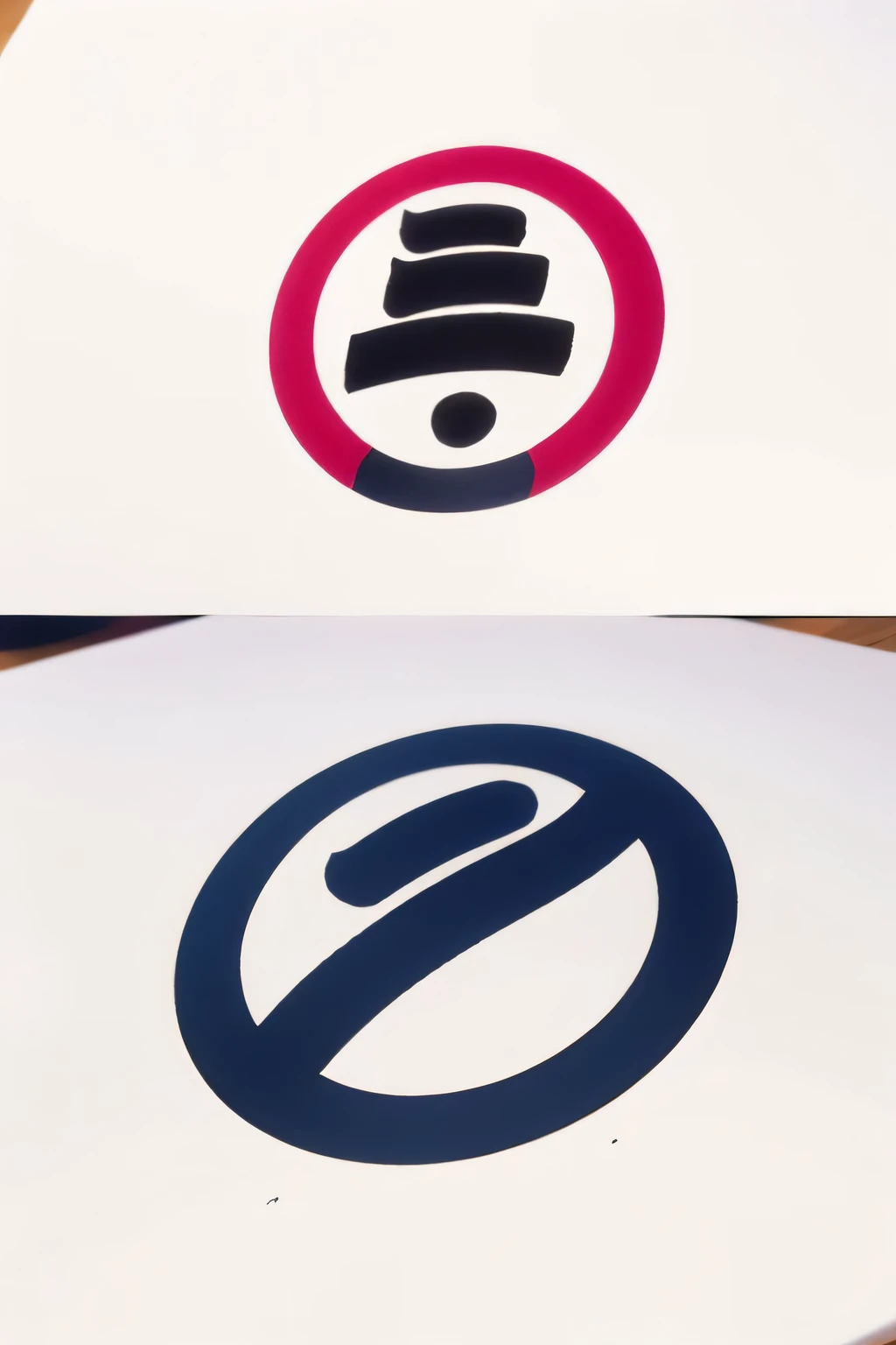 Design a logo for the word &quot;干&quot;，Anime style is required