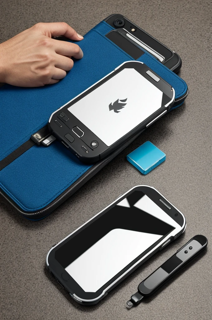 Pegasus repairing cell phone