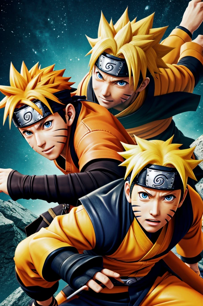 Naruto vs gojo beautiful 4k image 