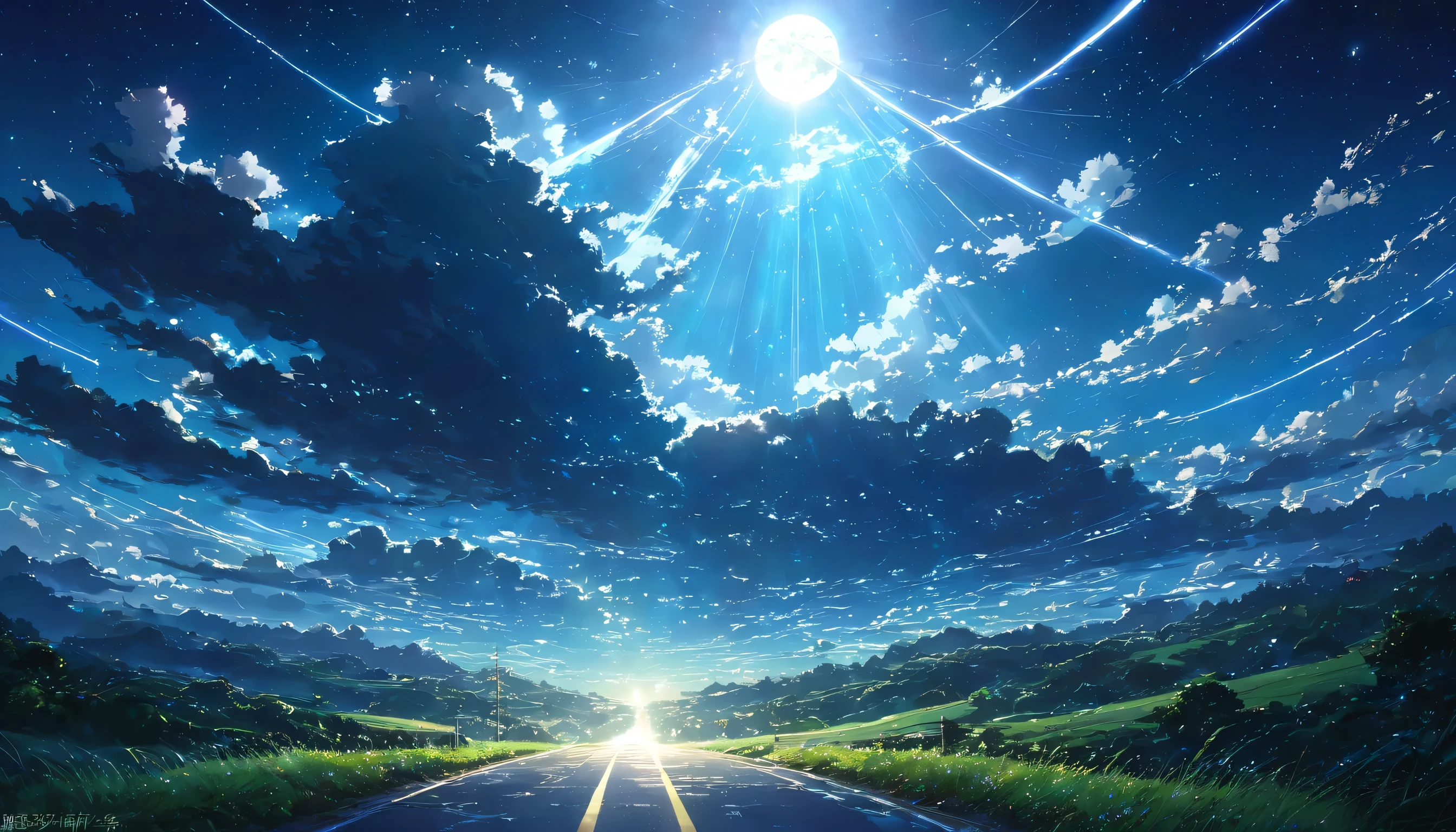 dark, 暗dark, Light, Rays, Sky, Light line, God Secret, god holy, hope, comfort, road, future, cloud, Night Sky, Star, moon, contour, Compared, dramatic, fantasy, Beauty, Inhalation, God々Shii, awe, God Secret,beautiful Anime Landscape, landscape painting, Beauty Digital Painting, andreas rocha, Beauty artwork illustration, Wonderful Shii Wallpaper, Raysmond Han, Tall Beauty Painting, Gribble Studio Makoto Shinkai, Beauty Wallpaper, Anime Landscape