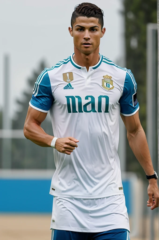 Cristiano Ronaldo with the Cali sports shirt