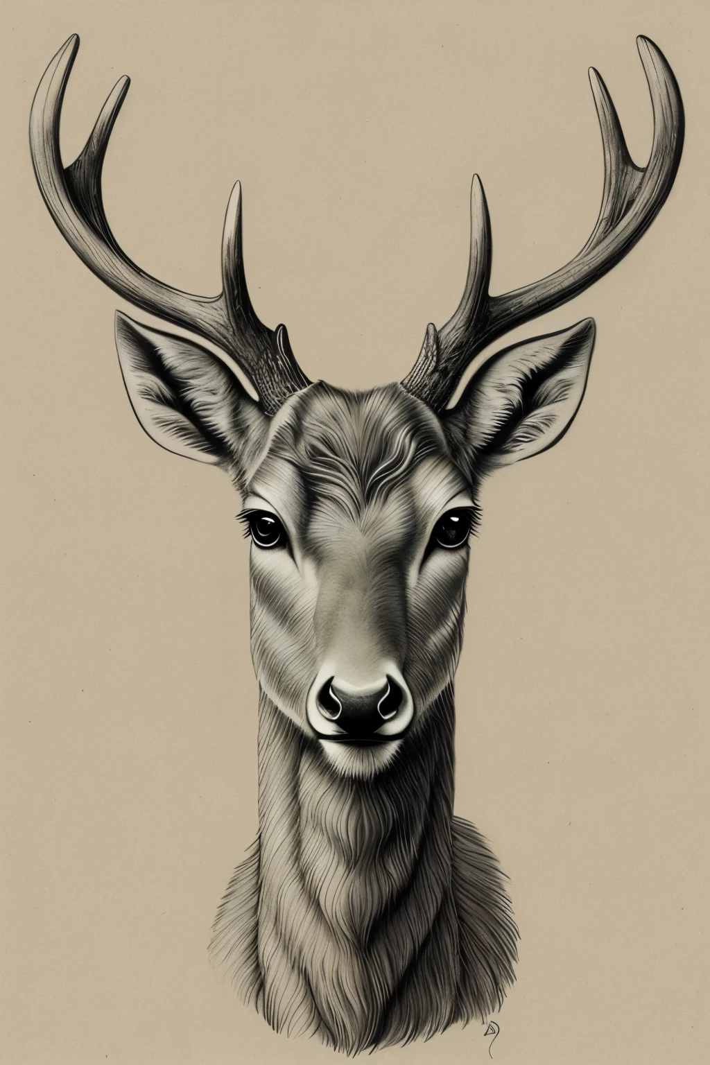 A meticulously crafted pencil sketch of a majestic deer,
with fine lines and smooth strokes that capture every detail,
exuding the dignity and grace of a noble buck,
reminiscent of a master's work, a true testament to skill,
a timeless piece, a manuscript brought to life,
a piece of art that takes you back to the golden age of illustration.
niji 5, s2, a work of art, a pencil portrait of elegance and strength.
