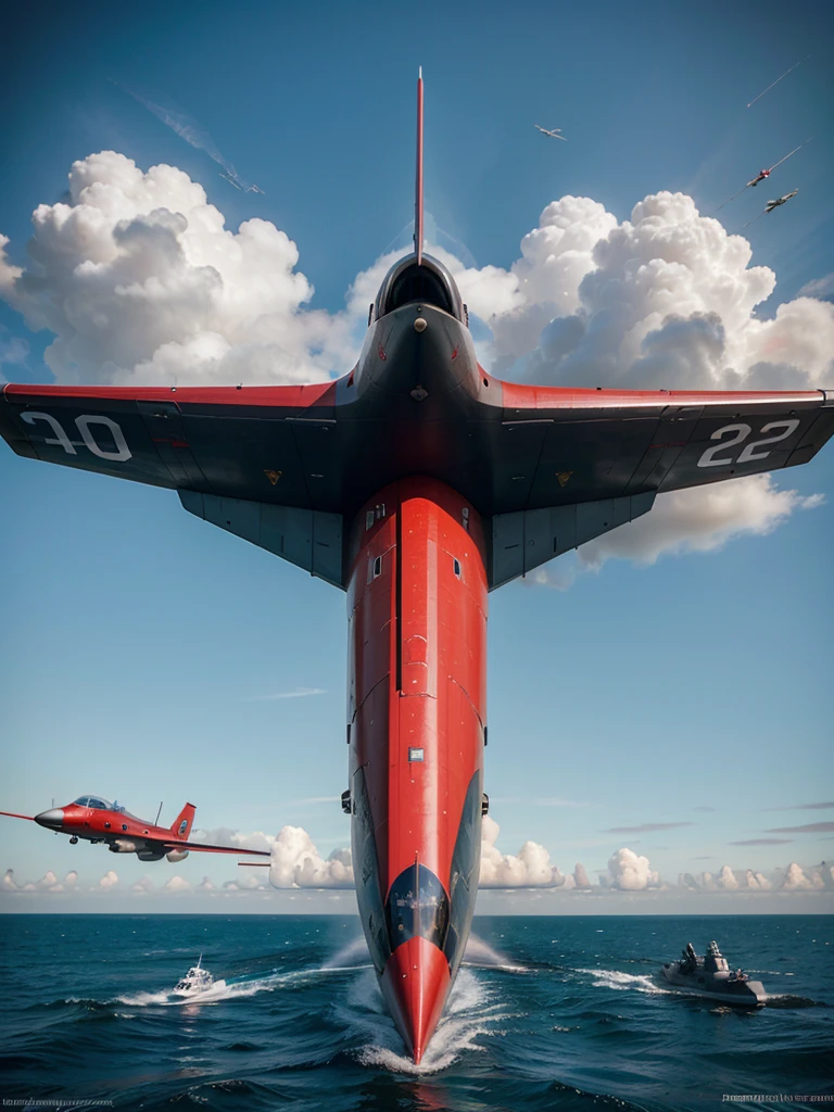 Allied naval fleet assembled, Deployment of jet aircraft, Espionage in progress, Red Alert 2 aesthetic design