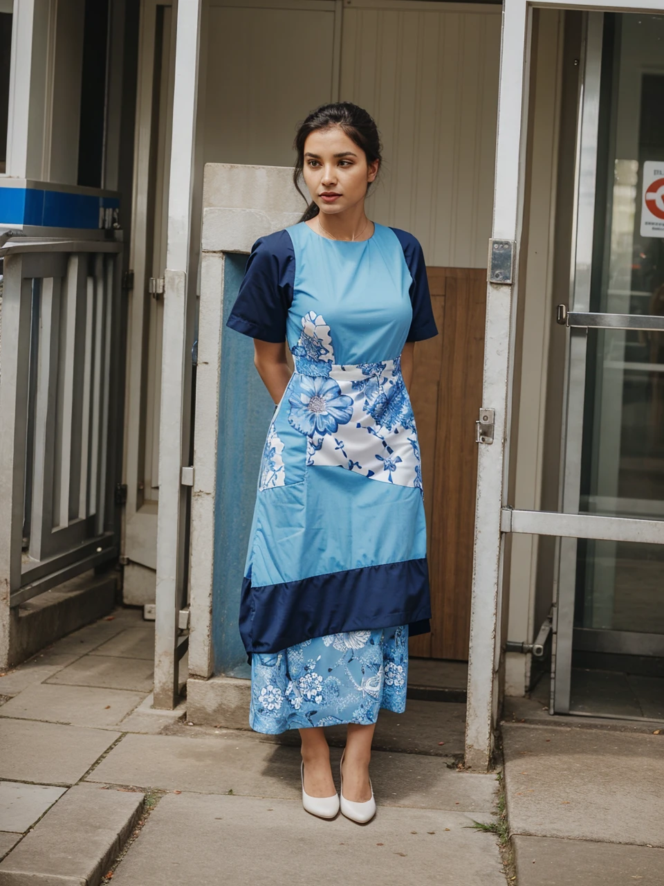 Change this dress and wear police dress 