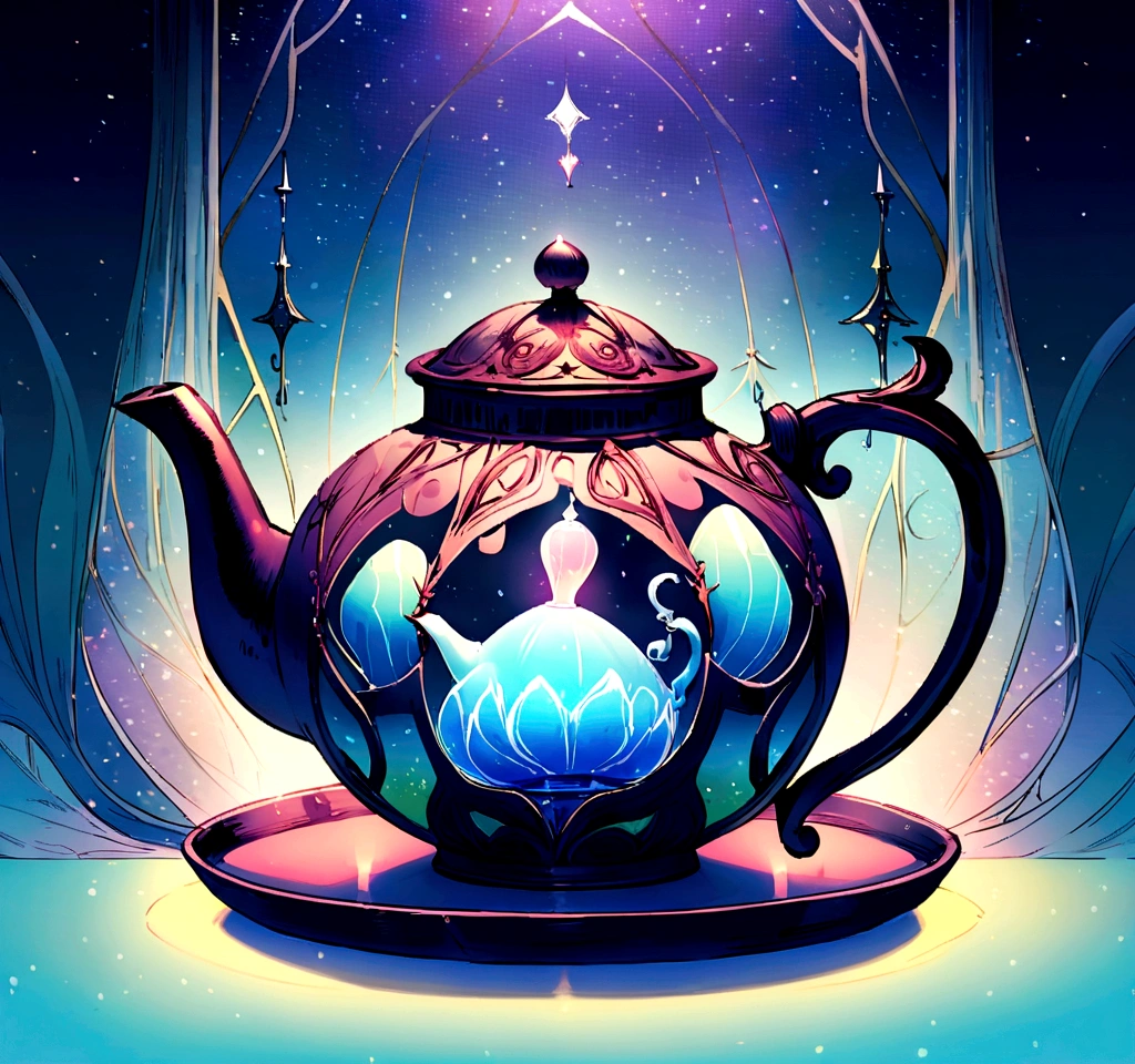 Once upon a time, in a distant corner of the universe, there existed a tiny teapot. Not just any teapot, mind you, but a cosmic teapot—an object imbued with magical properties and a penchant for curiosity.