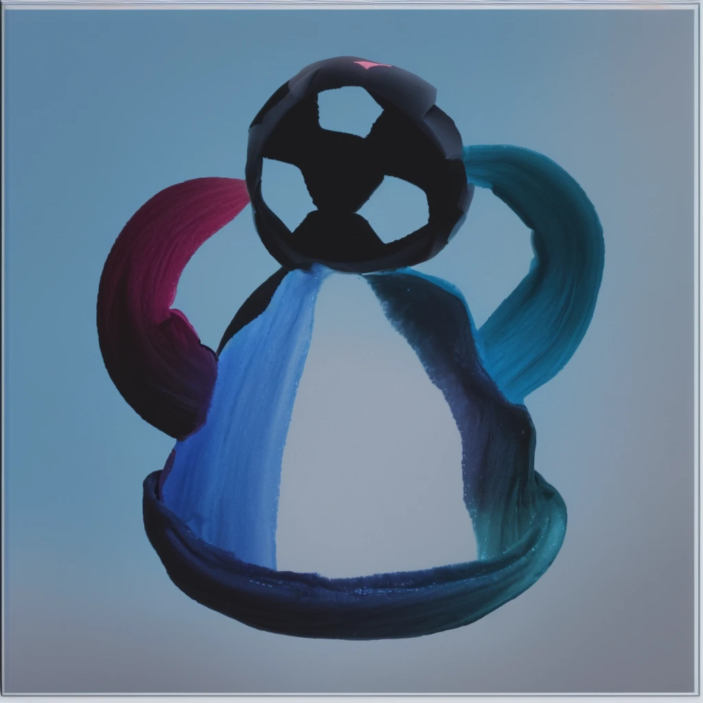 The left corner is dyed blue