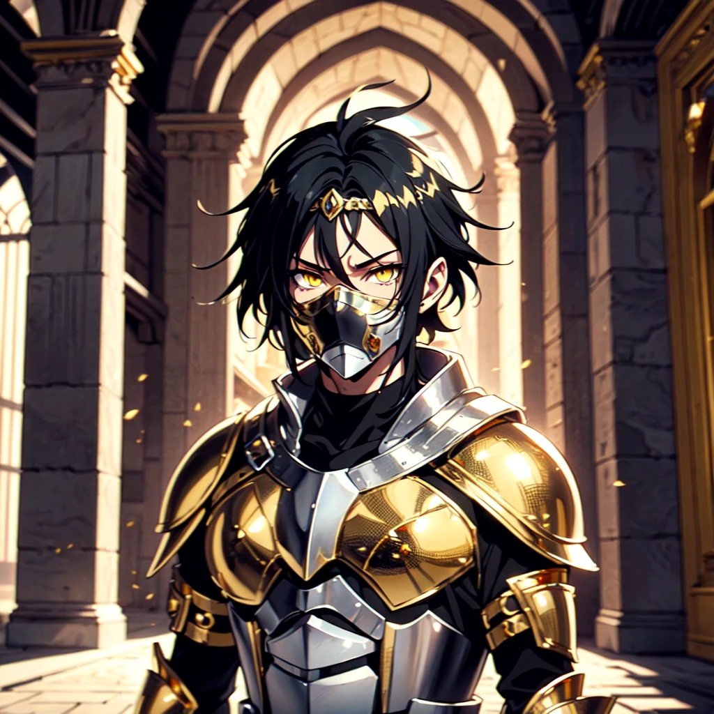 128K Ultra High Definition,
128K Ultra High Quality,
128K Ultra High Resolution,
Best Definition,
Best Quality,
Best Resolution,
Perfectly Detailed,
Perfectly Designed,
Extremely Detailed,
Extremely Designed,
Hyper Detailed,
Hyper Definition,
Hyper Quality,
Hyper Resolution,
Masterpiece,
(((Anime))),
Body Shot,
(((Boy))),
Handsome,
Muscular Body,
(((Black Mid Hair))),
(((Yellow Eyes))),
(((Gold Warlord Armor))),
(((Inside Of Medieval Royal Palace Background Scenery))),